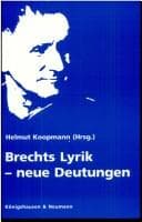 Tapa de Brechts Lyrik, neue Deutungen (German Edition)