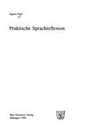 Tapa de Praktische Sprachreflexion
