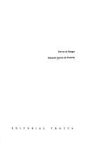 Tapa de Fervor de Borges