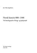 Tapa de Norsk historie 800-2000