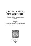 Tapa de Chateaubriand mémorialiste