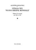 Tapa de L' Italia nel nuovo ordine mondiale