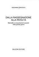 Tapa de Dalla rassegnazione alla rivolta