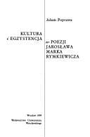 Tapa de Kultura i egzystencja w poezji Jarosława Marka Rymkiewicza