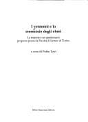 Tapa de I ventenni e lo sterminio degli ebrei
