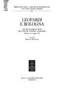 Tapa de Leopardi e Bologna