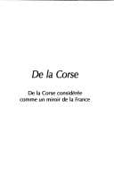 Tapa de De la Corse