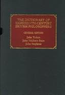 Tapa de The dictionary of eighteenth-century British philosophers