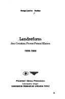 Tapa de Landreform dan gerakan protes petani Klaten, 1959-1965