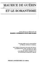 Tapa de Maurice de Guérin et le romantisme