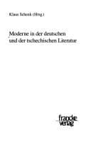 Tapa de Moderne in der deutschen und der tschechischen Literatur