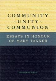 Tapa de Community, unity, communion