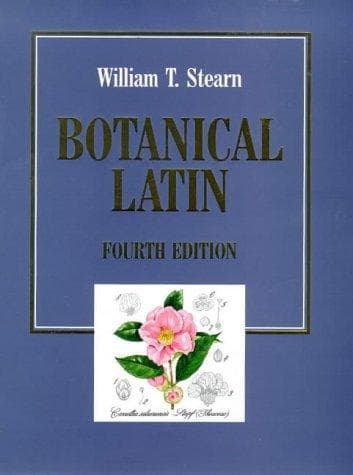 Tapa de Botanical Latin