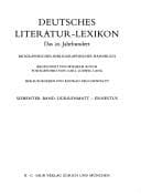 Tapa de Deutsches Literatur-Lexikon