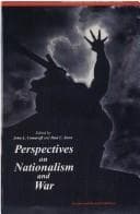 Tapa de Perspectives on nationalism and war