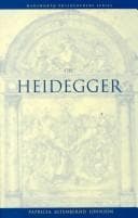 Tapa de On Heidegger