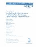 Tapa de Proceedings of medical applications of lasers in dermatology, cardiology, ophthalmology, and dentistry II