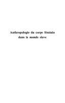 Tapa de Anthropologie du corps féminin dans le monde slave