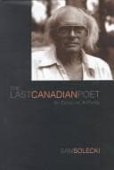 Tapa de The last Canadian poet