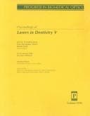 Tapa de Proceedings of lasers in dentistry V