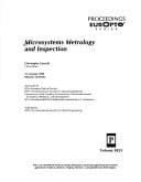 Tapa de Microsystems metrology and inspection