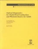 Tapa de Optical diagnostics for fluids/heat/combustion and photomechanics for solids