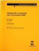 Tapa de Multimedia computing and networking 2000