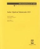 Tapa de Solar optical materials XVI