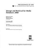 Tapa de Storage and retrieval for media databases 2000
