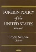Tapa de Foreign policy of the United States ; vol. 2