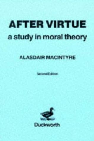 Tapa de After Virtue
