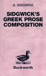 Tapa de Sidgwick's Greek prose composition