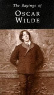 Tapa de The sayings of Oscar Wilde