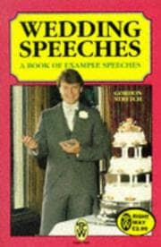 Tapa de Wedding speeches