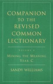 Tapa de Companion to the Revised Common Lectionary, Vol. 8