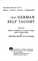 Tapa de New German Self-Taught