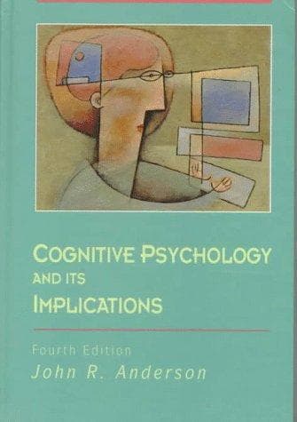 Tapa de Cognitive psychology and its implications