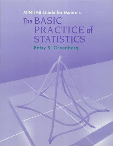 Tapa de Minitab Guide for Moore's Basic Statistics