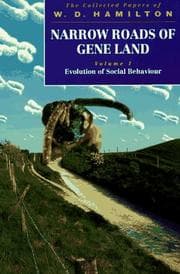 Tapa de Narrow Roads of Gene Land: The Collected Papers of W. D. Hamilton Volume 1