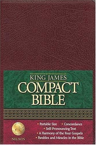 Tapa de King James Compact Text Bible