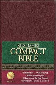 Tapa de King James Compact Text Bible