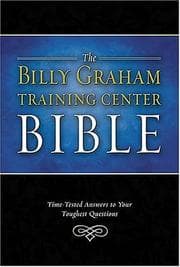 Tapa de The Billy Graham Training Center Bible
