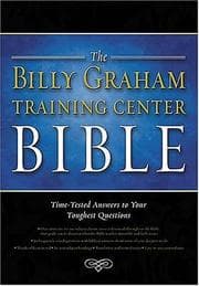 Tapa de The Billy Graham Training Center Bible