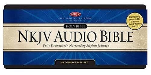 Tapa de NKJV Audio Bible-58 CD Set