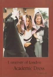 Tapa de University of London academic dress
