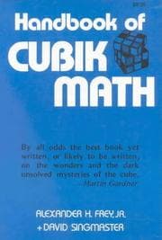 Tapa de Handbook of Cubic Math