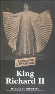 Tapa de King Richard II (Shakespeare in Performance)
