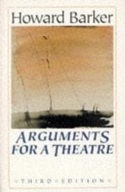 Tapa de Arguments for a theatre