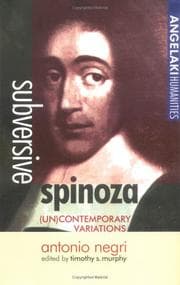 Tapa de Subversive Spinoza