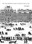 Tapa de Art and Architecture in France, 1500-1700 (Hist of Art)